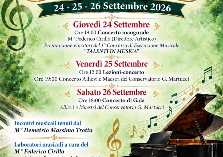 Locandina Cilento Pianofest 2026